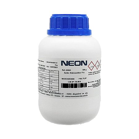 Acido Aminoacetico PA Glicina 500Gr Neon