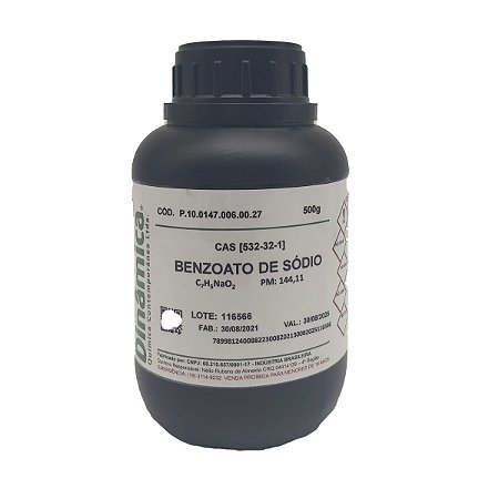 Benzoato Sodio Pa 500g Dinamica