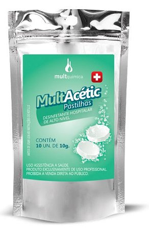 Mult Acétic pastilha 10g (pack c/12 unid)