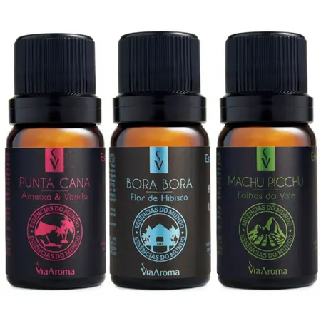 Essência 10ml Via Aroma - LINHA MUNDO
