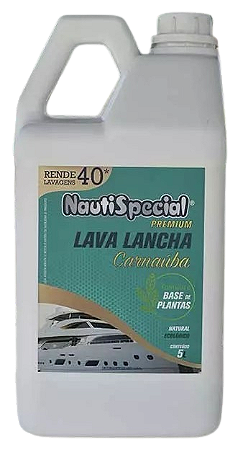 Lava Lancha com Cera 5L - Rende 40 Lavagens NAUTISPECIAL
