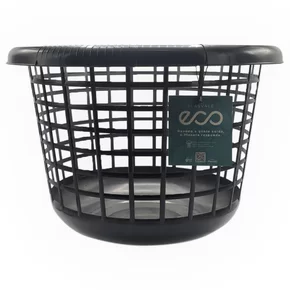 Cesto telado preto 35L