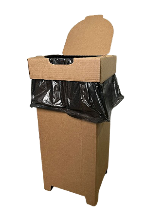 Lixeira ecológica de papelão 40L