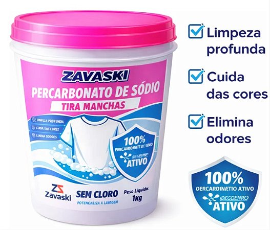 Percarbonato De Sodio Tira Manchas Sem Cloro 100% Puro
