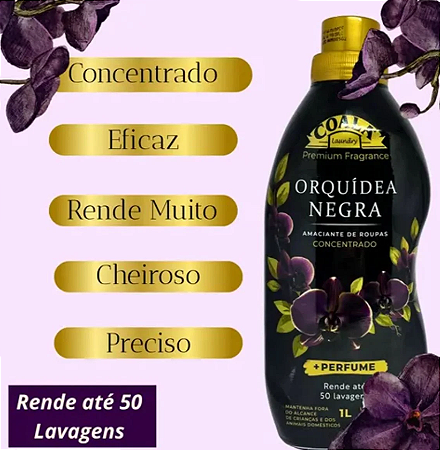 Amaciante de Roupas Concentrado Orquídea Negra Coala 1L