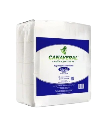 Papel toalha interfolhas Gold - pacotão com 5.000 folhas