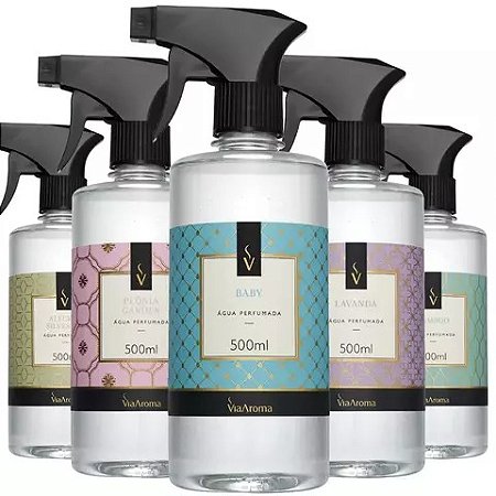 Água perfumada 500ml Via Aroma