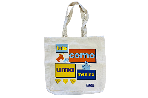 Ecobag | Lute como uma menina | Plan International
