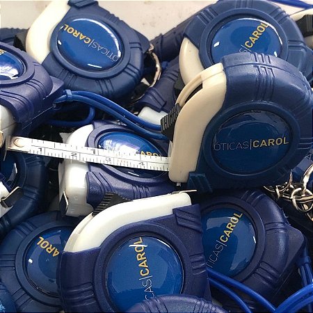 Chaveiro Trena 1m  Personalizada com logo ou imagem que desejar