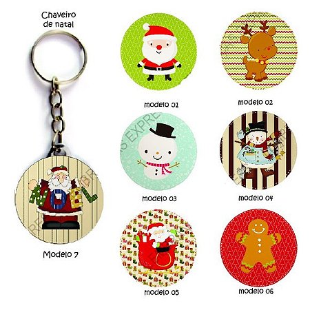 Chaveiro Natal e Ano Novo Compre 55 e Ganhe 5