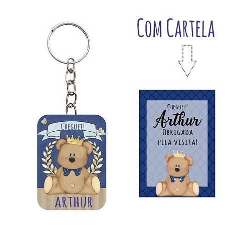 Chaveiro com cartela Personalizado
