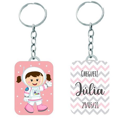Chaveiro Personalizado Astronauta Ou Espaço