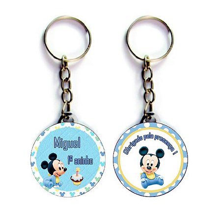 Chaveiro Chá Revelação - Mickey E Minie