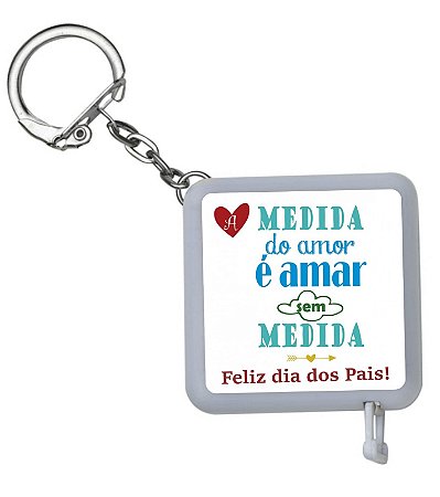 Fita Métrica Plástica de 1 Metro Personaizada Dia dos Pais