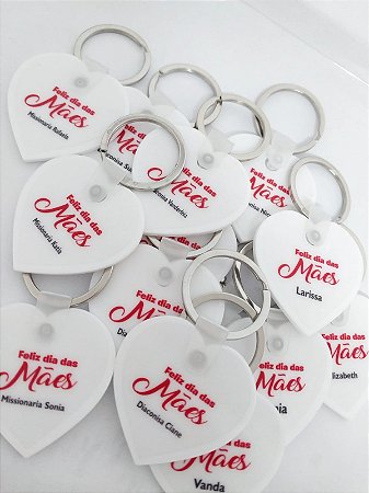 Chaveiro Mamãe Te amo personalizado