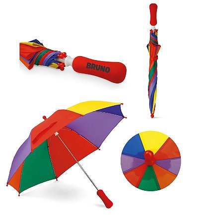 Guarda-chuva para criança personalizado com nome