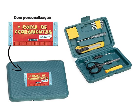Kit Ferramenta 11 Peças Personalizado Dia dos Pais