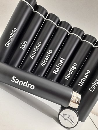 Garrafa Térmica Inox 275ml PERSONALIZADA COMO DESEJAR