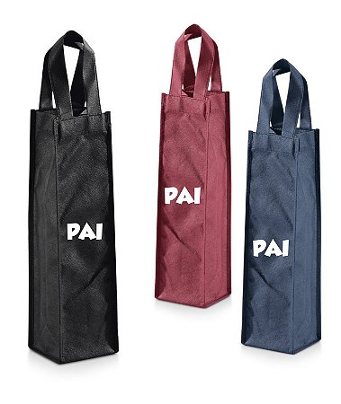 Sacola para 1 garrafa em non-woven Dia dos Pais
