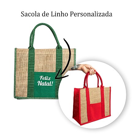 Sacola de Linho Personalizada