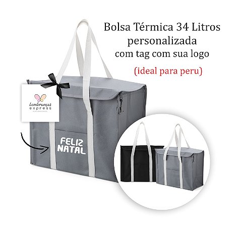 Bolsa Térmica 34 Litros personalizada Natal