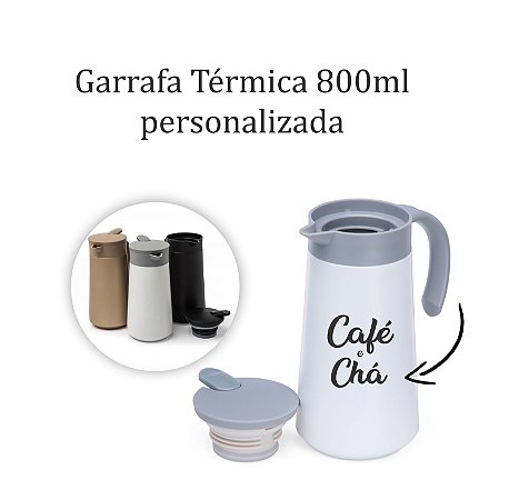 Garrafa Térmica 800ml PERSONALIZADA como desejar