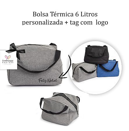Bolsa Térmica 6 Litros personalizada Natal