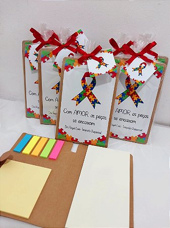 Bloco de Anotações com Autoadesivos personalizado como desejar