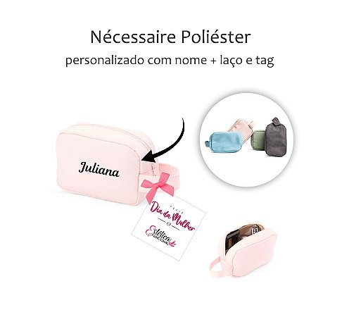 Nécessaire Poliéster Personalizada Dia das Mulheres