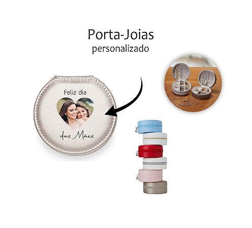 Porta-Joias COM FOTO PERSONALIZADO DIA DAS MÃES