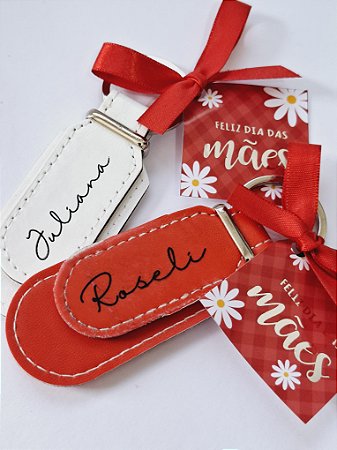 Chaveiro com nomepersonalizado Dia das Mães