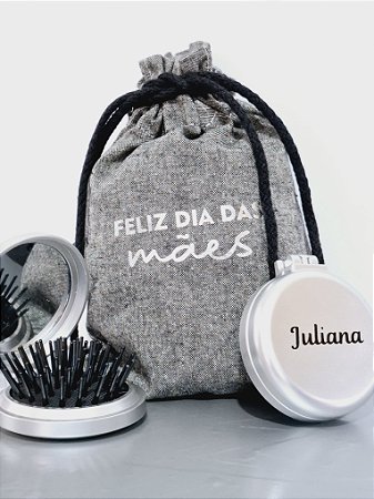 Kit Mamãe Iluminada - Saquinho + escova