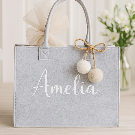 Sacola de Feltro Personalizada como desejar