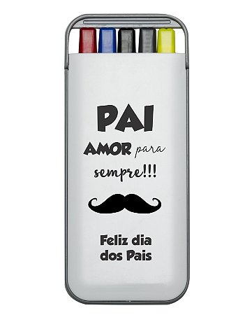 Kit 5 em 1 Personalizado como desejar Dia dos Pais