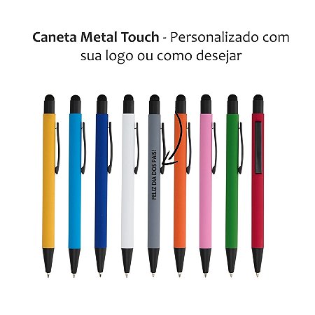 Caneta Metal Touch Personalizada como desejar (50 unidades)