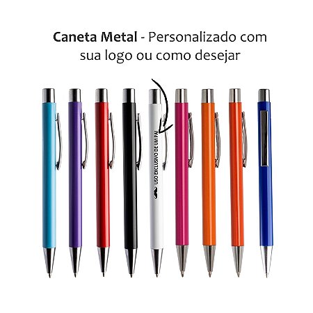 Caneta Metal Personalizada Dia dos Pais (50 UNIDADES POR COR )
