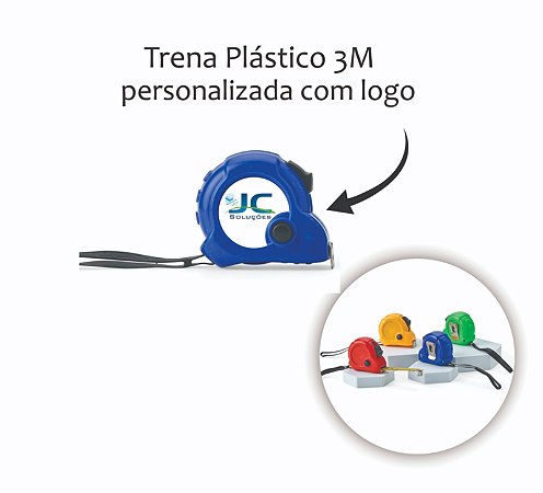 Trena Plástico 3Metros personalizada como desejar
