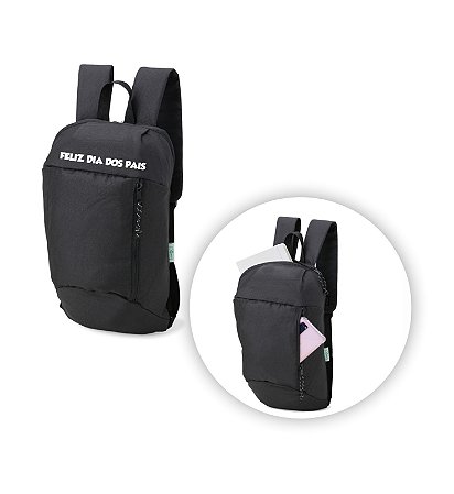 Mochila RPET de 9 Litros personalizada Dia dos Pais