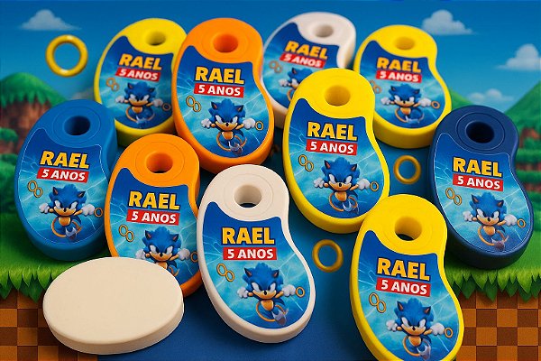 Borracha em TPR com capa protetora em PP personalizada com o tema que desejar