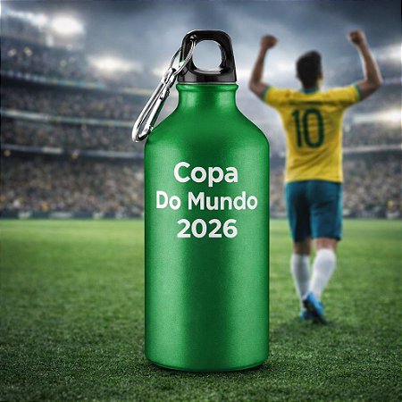 Squeeze Alumínio 420ml Personalizado como desejar