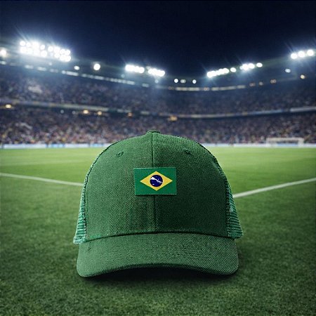 Boné Poliéster Aba Curva com Tela Personalizado Copa