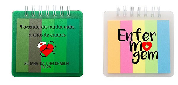 Bloquinho Personalizado Dia da Enfermeira ou Enfermagem
