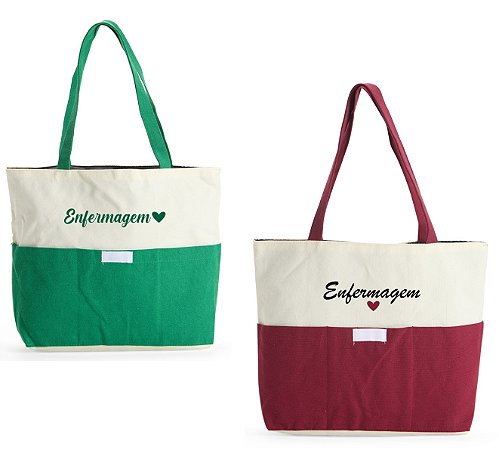 Sacola de Lona Personalizada Enfermagem