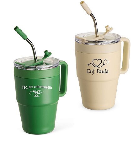 Caneca Térmica 600ml Personalizada Como Desejar