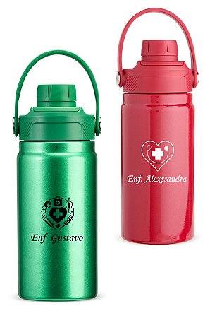 Garrafa Térmica 400 ml Personalizada com Sua Logo