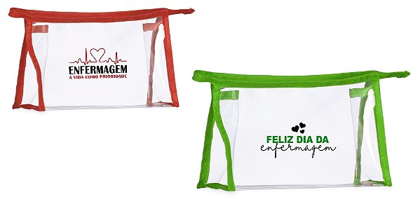 Nécessaire Plástica PVC Personalizada com Sua Logo