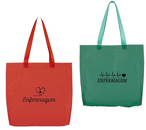 Sacola PVC Personalizada Com a logo que Desejar