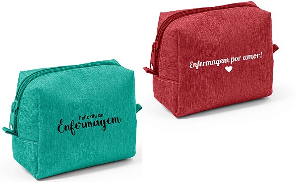 Bolsa Para Cosméticos Personalizada com sua Logo