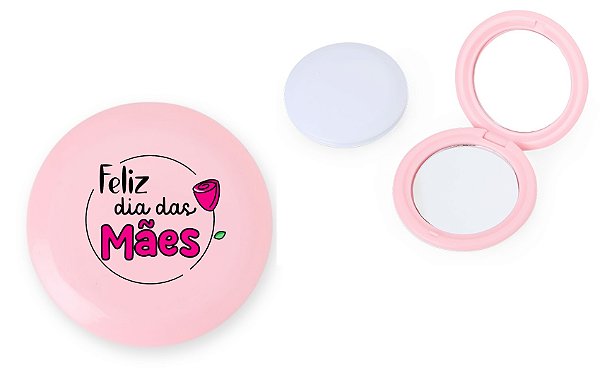 Espelho Duplo Plástico Personalizado Como Desejar