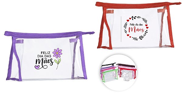 Nécessaire Plástica PVC Personalizada com Sua Logo